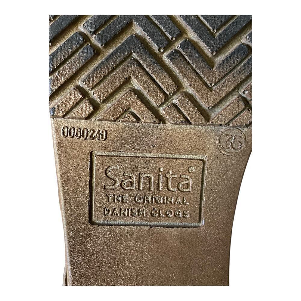 Sanita Clogs Womens Colorful Zig Leather Slip-Ons Size EU 35 US4 Nurse Shoes - Picture 10 of 11